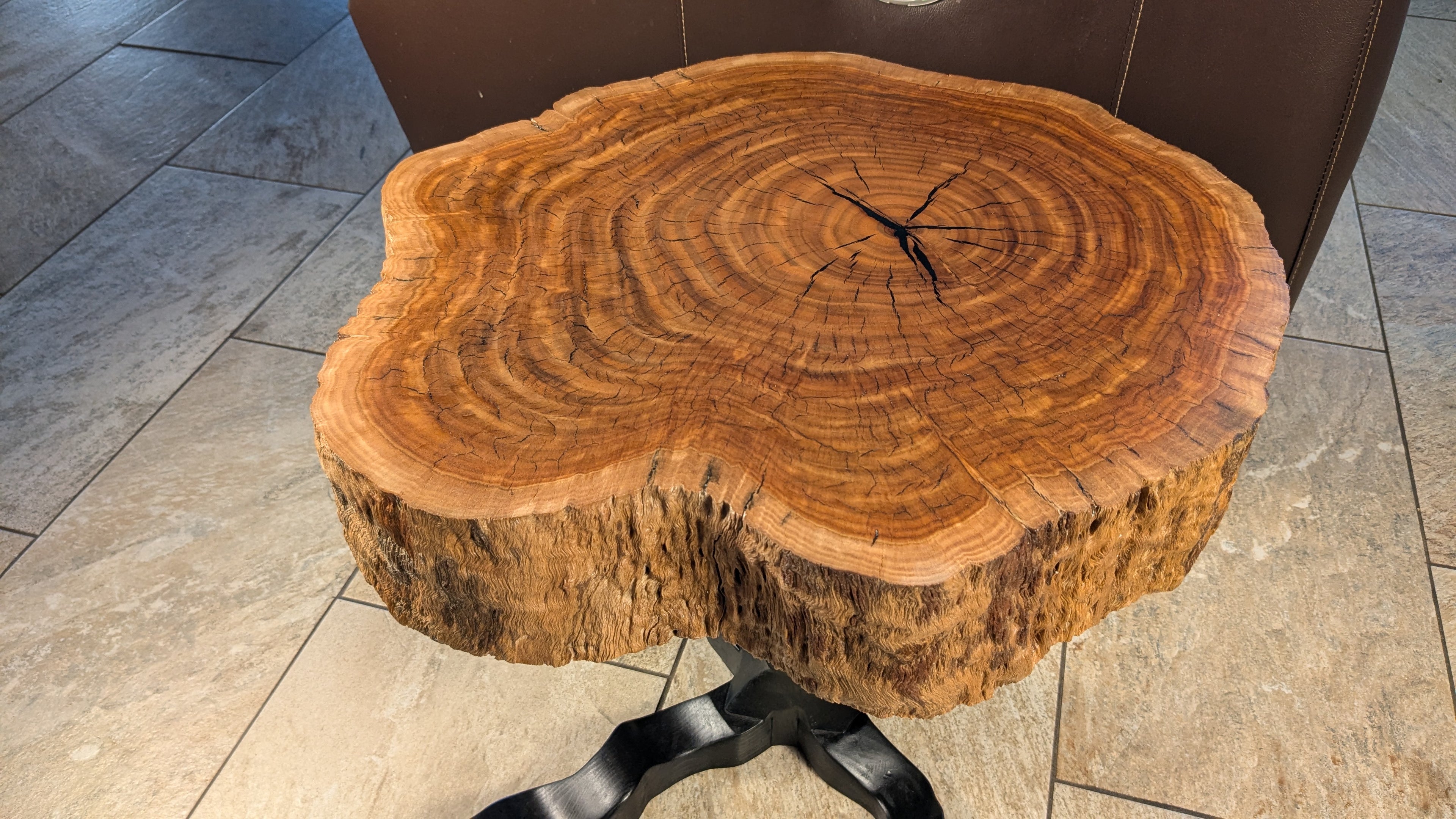 Live edge Oak accent table