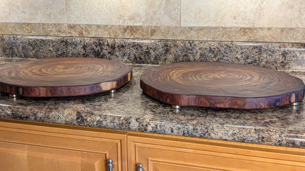 Solid Walnut end grain cutting board