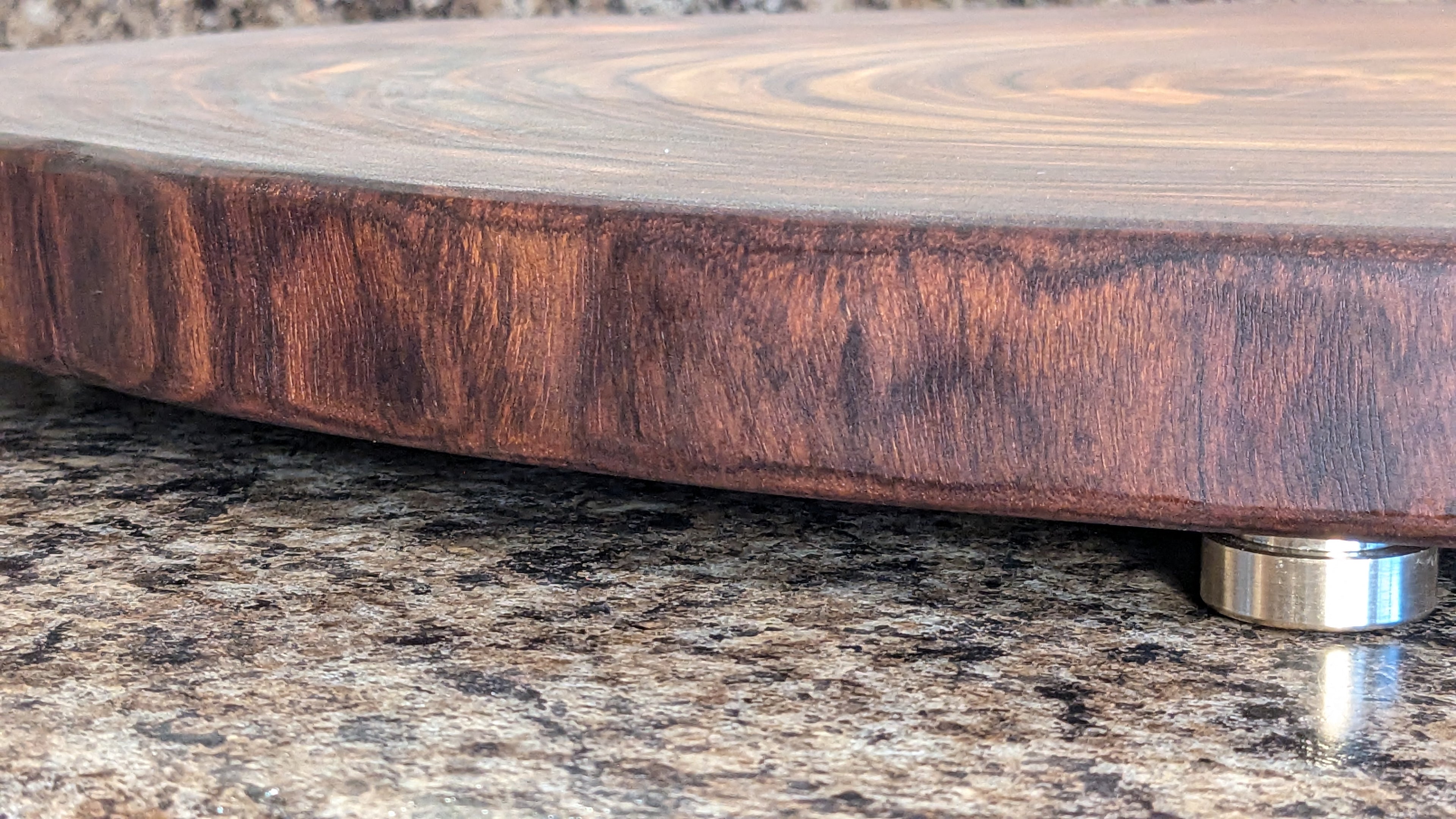 Solid Walnut end grain cutting board