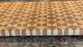 Diamonds and Bow ties end grain cutting board