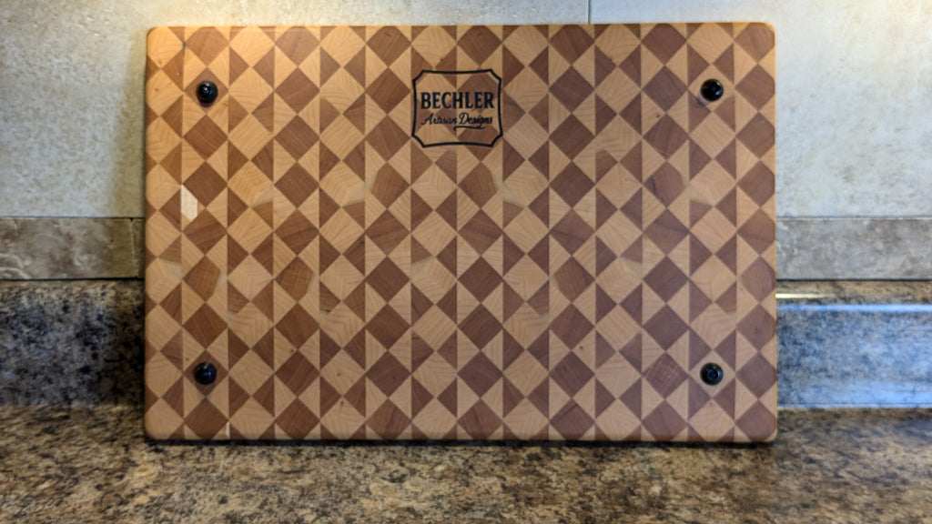Diamonds and Bow ties end grain cutting board